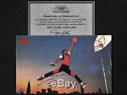 Michael Jordan, Carte Autographiée Promo Nike Rp 5x3 1985 Signée Avec Coa Rare