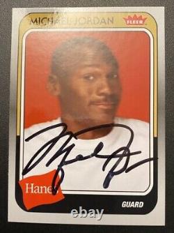 Michael Jordan Hand-signed Auto Trading Card 2019 Fleer Hanes #mj-11 Autographe