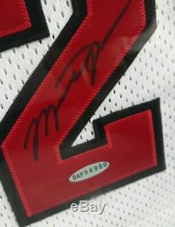 Michael Jordan Uda Upper Deck Autographié Nba Finals Jersey Peint À La Main # 2/6