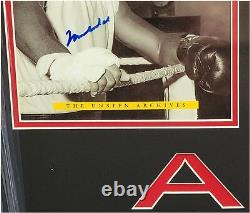 Muhammad Ali Signé À La Main 8x10 Autograph Photo Encadré Avec 3 8x10 Jsa Xx98564