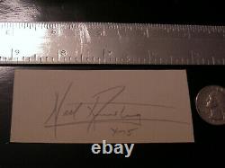 Neil Armstrong Handsigned Early 60s Autograph X-15 Apollo 11 First Man Moon Nasa