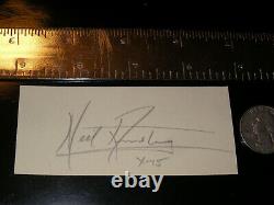 Neil Armstrong Handsigned Early 60s Autograph X-15 Apollo 11 First Man Moon Nasa