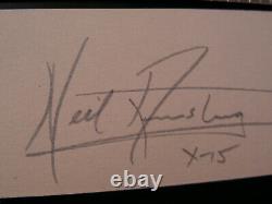 Neil Armstrong Handsigned Early 60s Autograph X-15 Apollo 11 First Man Moon Nasa