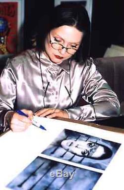 Oeuvre Hr Giger Kou Kou Autographié Debbie Harry Blondie Signée À La Main