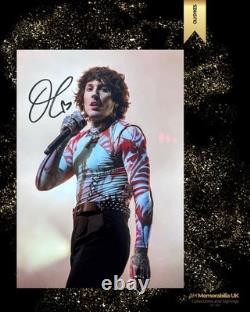 Oli SYKES Photo A4 Signée à la Main Bring Me The Horizon PREUVE/COA