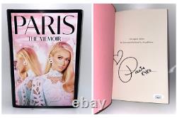 PARIS HILTON Signature Manuscrite Livre PARIS LE MÉMOIRE Autographe AUTHENTIQUE Certificat JSA COA