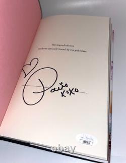 PARIS HILTON Signature Manuscrite Livre PARIS LE MÉMOIRE Autographe AUTHENTIQUE Certificat JSA COA