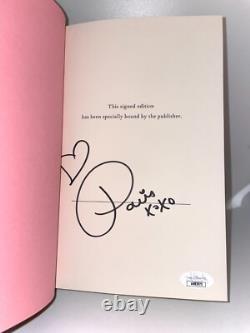 PARIS HILTON Signature Manuscrite Livre PARIS LE MÉMOIRE Autographe AUTHENTIQUE Certificat JSA COA