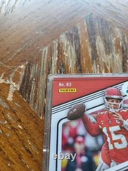 PATRICK MAHOMES II 2023 Panini-Donruss Elite #83 (AUTOGRAPHE MANUSCRIT) Avec COA (FSG)