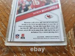 PATRICK MAHOMES II 2023 Panini-Donruss Elite #83 (AUTOGRAPHE MANUSCRIT) Avec COA (FSG)
