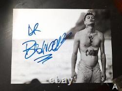 PHOTO BLANCHE avec AUTOGRAPHE ORIGINAL SIGNÉ de Blue Celeste Fabbriconi