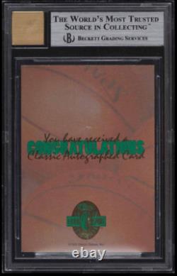POP 1 Alonzo Mourning BGS 9 avec 10 AU 1993 Classic Four Sport Autographs /400
