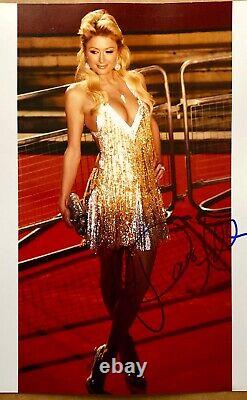 Paris Hilton Signé Autographe 8 X 10 Photo Avec Coa