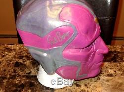 Paul Bettany Rare Signé Autographié Par The Vision Prop Mask Marvel Comics Coa