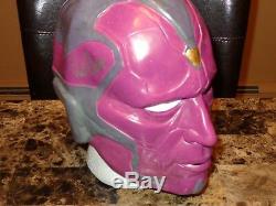 Paul Bettany Rare Signé Autographié Par The Vision Prop Mask Marvel Comics Coa