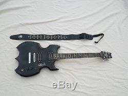 Paul Stanley Kiss Signé 38 Lyon Washburn Guitare Jsa Loa # Y02671 Autographe