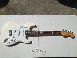 Peter Frampton Guitare Crème Signée À La Main Jsa Loa # Y01757, Autographe Authentifié