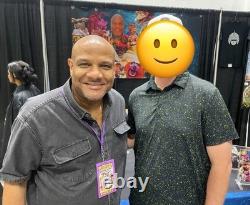 Photo 11x14 signée à la main par Kevin Clash JSA Authentique Splinter TMNT 2