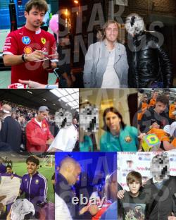 Photo 12x8 Signée à la Main par Rod Stewart - Rare Autographe Légende Britannique Vérifié COA