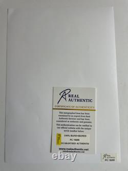Photo 8 x 12 signée à la main par Will Smith avec certificat d'authenticité