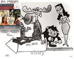 Photo 8x10 d'art comic signée à la main par Bill Hurtz avec certificat d'authenticité JSA