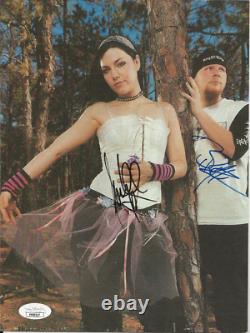 Photo SIGNÉE à la MAIN par Amy Lee & Ben Moody JSA LOA Autographe Evanescence