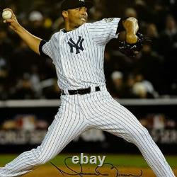 Photo de baseball 16x20 des New York Yankees signée à la main et encadrée par Mariano Rivera