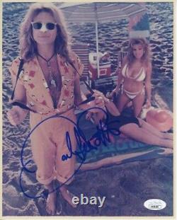 Photo dédicacée et signée à la main de David Lee Roth de Van Halen 8X10 avec certificat d'authenticité de JSA.