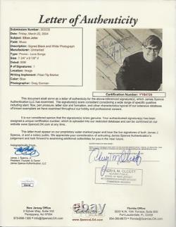 Photo promotionnelle 8x10 SIGNÉE À LA MAIN par Elton John #2 JSA LOA Autographe