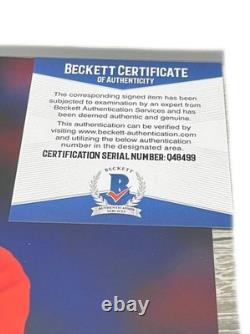 Photo signée à la main de Peyton Manning, autographiée avec authentification BAS