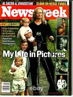 Photographe Annie Leibovitz Couverture du magazine Newsweek signée à la main avec COA