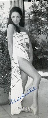 Photographie découpée signée à la main de Linda Cristal + COA