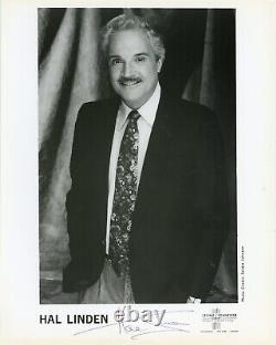 Photographie signée à la main de Hal Linden + COA