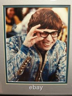Photos 8X10 de Mike Myers, Austin Powers, Dr. Evil, signées à la main, encadrées, 1999