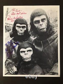 Plante De L'apes Mcdowall & Hunter Signé À La Main Autographié 8 X 10 Photo Avec Coa