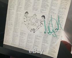 Pochette En Papier Pour Michael Thriller Lp Autographe Signé Michael Jackson, Avec