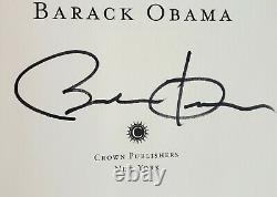 Président Barack Obama Hand Signé L’audace De L’espoir Livre Jsa Loa