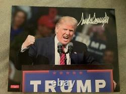 Président Donald Trump Signé À La Main Autographié 8x10 Photo Avec Coa