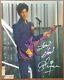 Prince Original Signée À La Main Autographié 8 X 10 Photo Coa