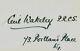 Rare! Chirurgien Britannique Cecil Wakeley Carte 3x5 Signée à La Main Jg Autographs Coa