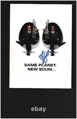 RARE ! Men In Black 2 Kit de presse signé à la main par Will Smith Todd Mueller COA