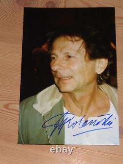 ROMAN POLANSKI signé à la main 8x12 EN PERSONNE ! Garanti