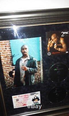 Rappeur Légendaire Tupac 2pac Shakur Autographe Signé À La Main