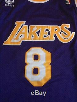 Rare Kobe Bryant Signée À La Main Autographiés Black Mamba Jersey La Lakers Avec Coa