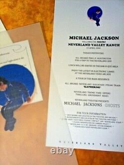 Rare Newland Beaucoup! 25 Articles Originaux + Autographe Signée À La Main Michael Jackson