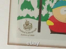 Rare South Park Limited Edition Lithographie Main Signé Autographes Comedy Central