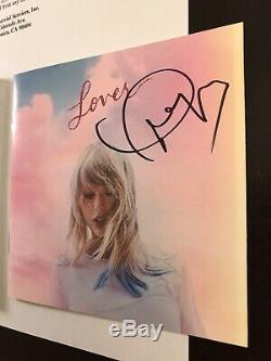 Rare Taylor Swift Autograph Signée À La Main CD Livret Amant & Me! CD Simple Avec Coa