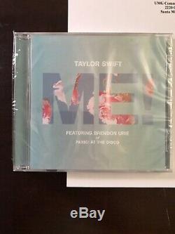 Rare Taylor Swift Autograph Signée À La Main CD Livret Amant & Me! CD Simple Avec Coa