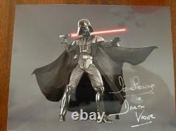 Rarement signé à la main, Dave Prowse, autographe de Darth Vader, Star Wars, COA Beckett, David