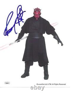 Ray Park a signé personnellement à la main Star Wars, autographié Darth Maul rare, Jsa Coa.
